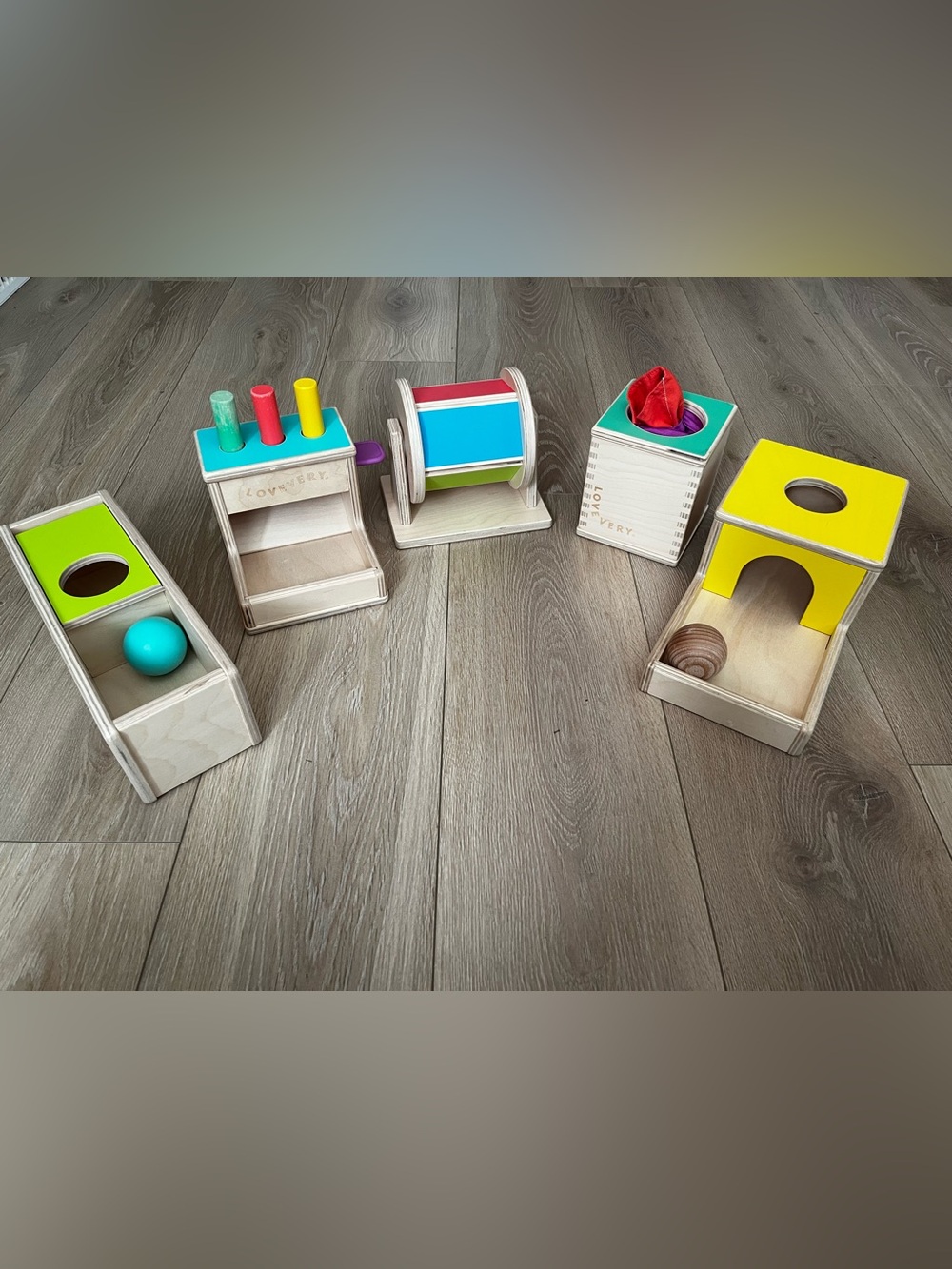Lovevery wood Montessori toy bundle
